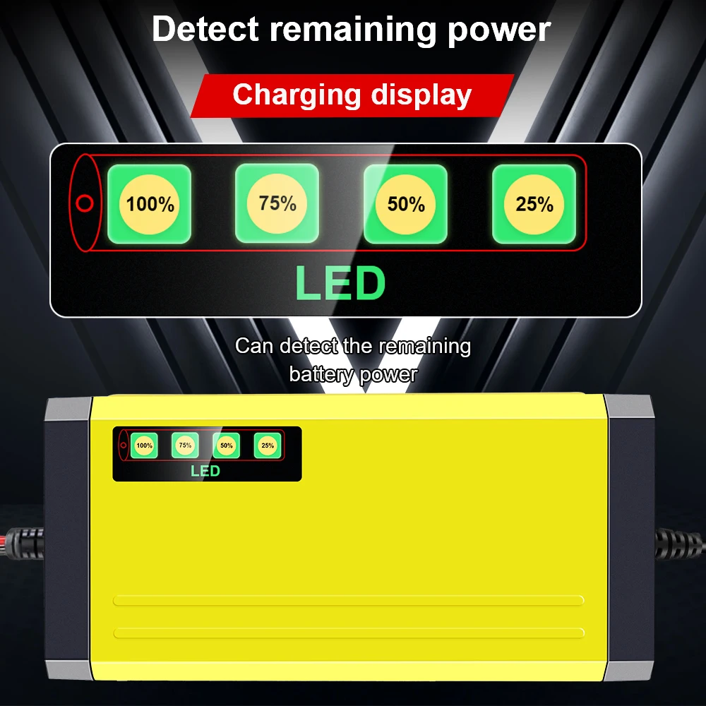 Cargador Batería Coche-Moto 6V/12V 2AH - Imagen 3